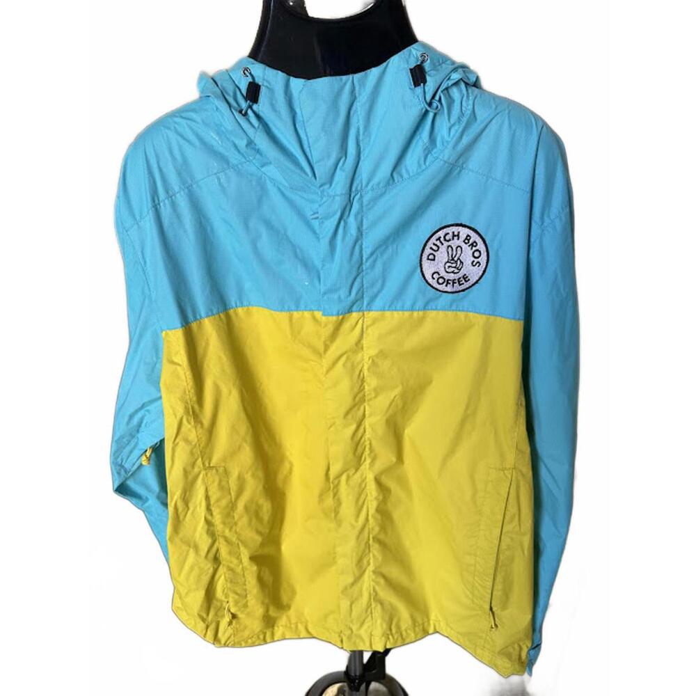 Dutch Bros Coffee Colorblock Windbreaker Xl